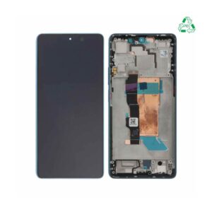 Écran tactile avec châssis Xiaomi Poco F5 5G – Original bleu