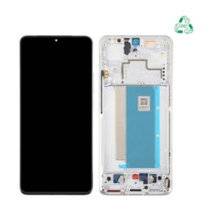 Écran tactile avec châssis Xiaomi Poco F6 Pro 5G – Original blanc