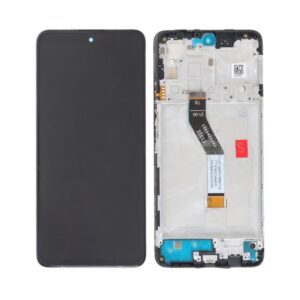 Écran tactile avec châssis compatible avec Xiaomi Poco M4 Pro 5G – noir