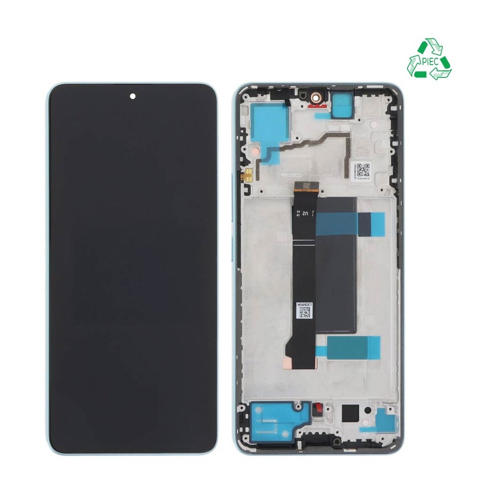 Écran tactile avec châssis Xiaomi Poco X6 5G – Original bleu