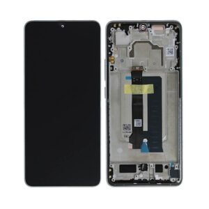 Écran tactile avec châssis compatible avec Xiaomi Poco X6 Pro 5G – gris