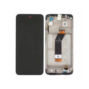 Écran tactile avec châssis compatible avec Xiaomi Redmi 10 2022 – noir