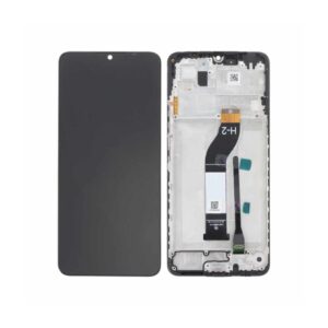 Écran tactile avec châssis compatible avec Xiaomi Redmi 13C – noir