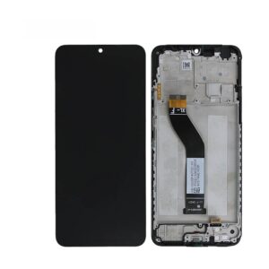 Écran tactile avec châssis compatible avec Xiaomi Redmi 14C – noir