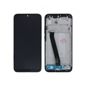 Écran tactile avec châssis compatible avec Xiaomi Redmi 7 – noir