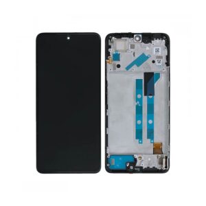 Écran tactile avec châssis compatible avec Xiaomi Redmi Note 11 Pro 5G – noir