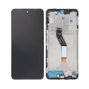 Écran tactile avec châssis compatible avec Xiaomi Redmi Note 11S 5G – noir minuit