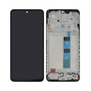Écran tactile avec châssis compatible avec Xiaomi Redmi Note 12 4G – noir