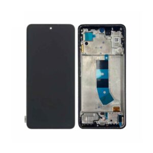 Écran tactile avec châssis compatible avec Xiaomi Redmi Note 13 4G – bleu givré
