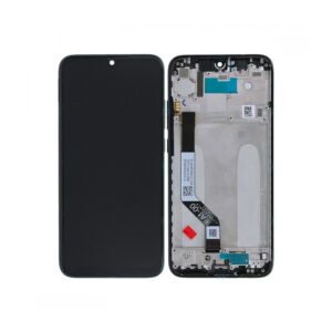 Écran tactile avec châssis compatible avec Xiaomi Redmi Note 7 – noir