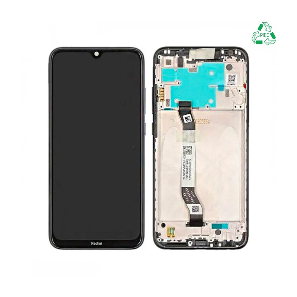 Écran tactile avec châssis Xiaomi Redmi Note 8 – Original noir