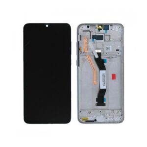 Écran tactile avec châssis compatible avec Xiaomi Redmi Note 8 Pro – noir tarnish
