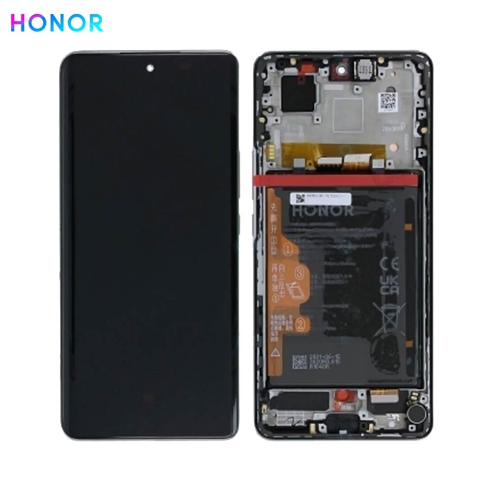 Bloc Écran Complet avec Châssis et Batterie Original Honor 50 02354GLW Vert Emeraude