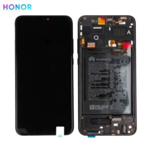 Bloc Écran Complet avec Châssis et Batterie Original Honor 9X Lite 02353QJJ Noir