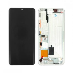 Écran tactile Compatible avec Châssis Xiaomi Mi Note 10/Mi Note 10 Pro Blanc