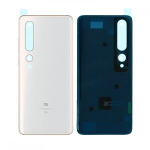 Cache Arrière Premium Xiaomi Mi 10 Pro Blanc Alpin