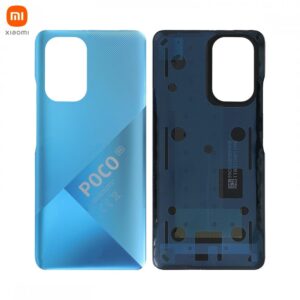 Cache Arrière Original Xiaomi Poco F3 56000CK11A00 Bleu Ocean