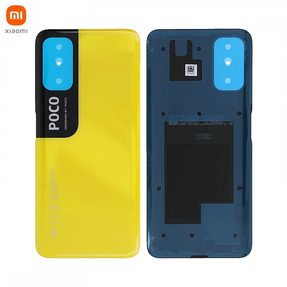 Cache Arrière Original Xiaomi Poco M3 Pro 5G 550500013Z9X Jaune POCO
