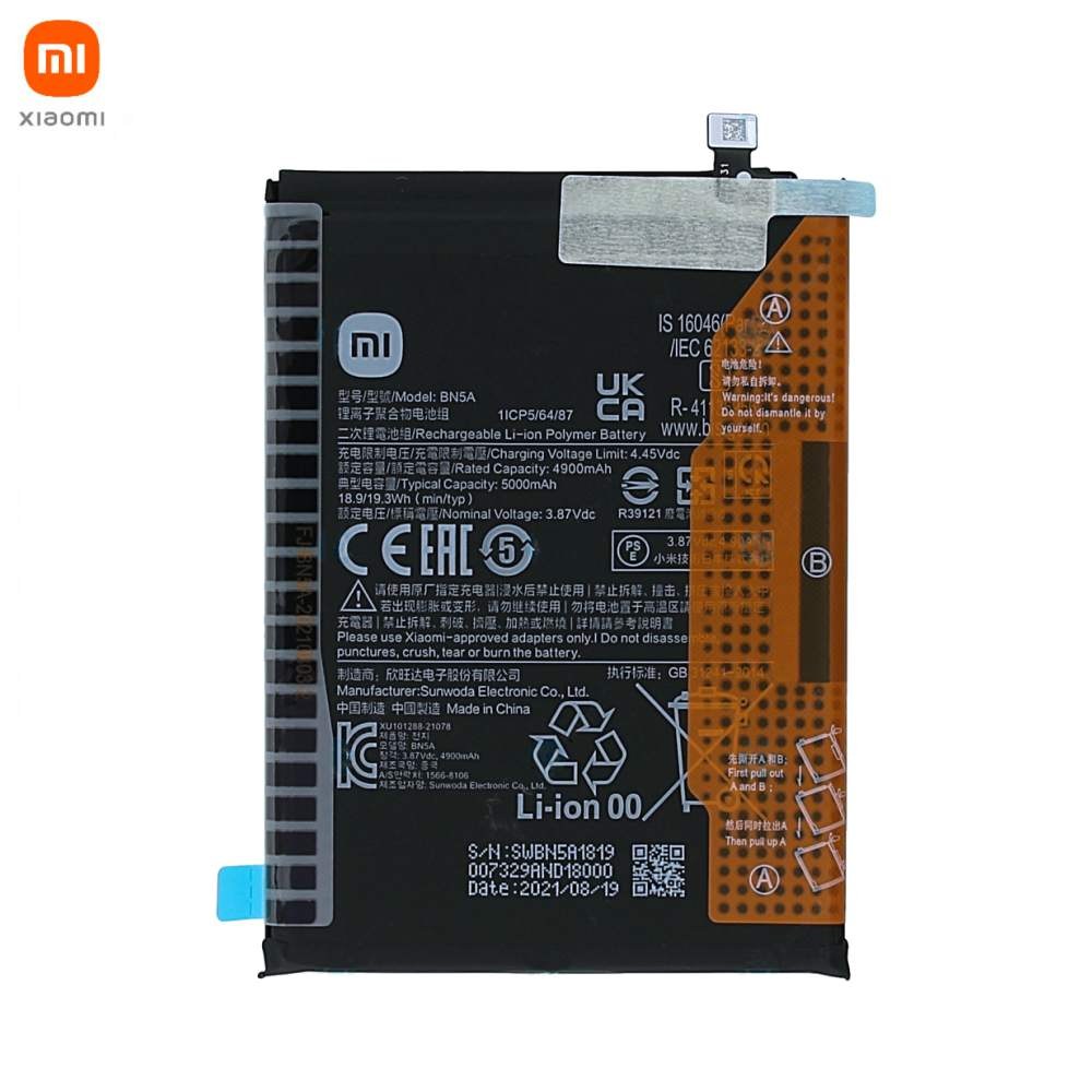 Batterie Originale Xiaomi Redmi Note 10 5G/Poco M3 Pro 5G 460200006L5Z 460200008SLM BN5A