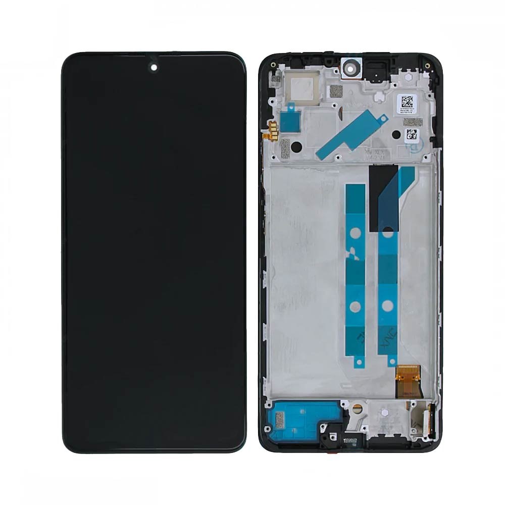 Écran tactile OLED Oled avec Châssis Xiaomi Redmi Note 11 Pro 4G/Redmi Note 11 Pro 5G/Poco X4 Pro 5G Noir