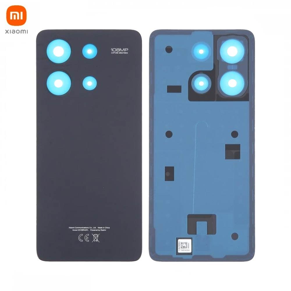 Cache Arrière Original Xiaomi Redmi Note 13 4G 5600040N7N00 56001000N700 Noir Minuit