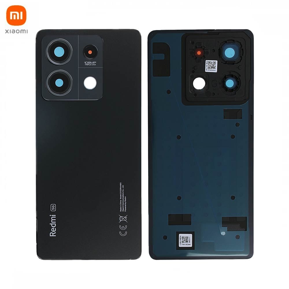 Cache Arrière Original Xiaomi Redmi Note 13 5G 5600160N1700 Noir