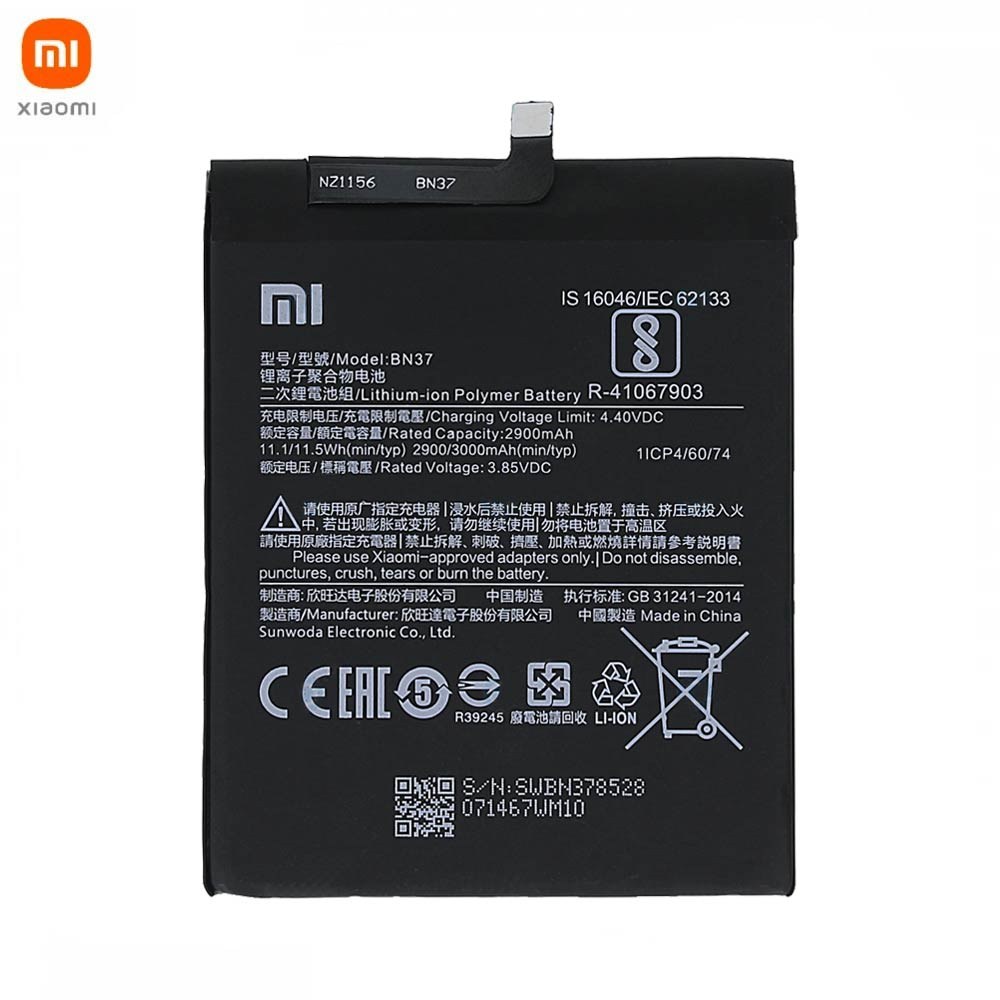 Batterie Originale Xiaomi Redmi 6/Redmi 6A 46BN37A06003 46BN37W02093 BN37