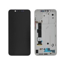 Écran tactile Compatible avec châssis Argent Xiaomi Mi 8