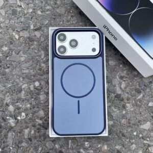 SAMSUNG S26 COQUE MAGSAFE MÉTAL BLEU FONCÉ