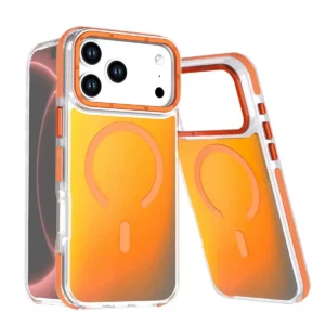 IPHONE 13/14 COQUE MAGSAFE MULTICOLORE ORANGE